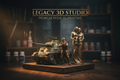 Legacy 3D Studio premium resin military figures and models